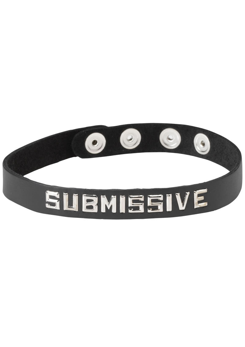 Wordband Collar - Submissive