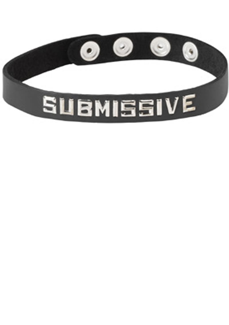 Wordband Collar - Submissive