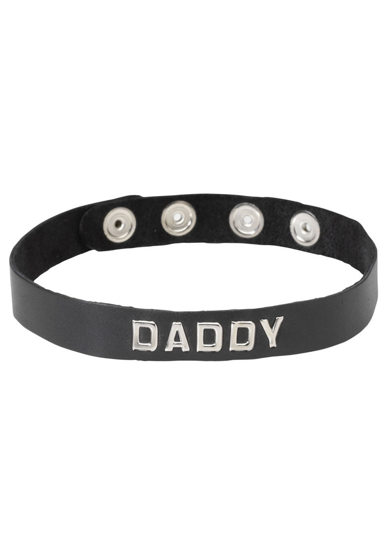 Collar con banda de palabras - Daddy