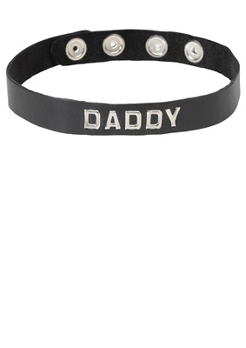 Collar con banda de palabras - Daddy