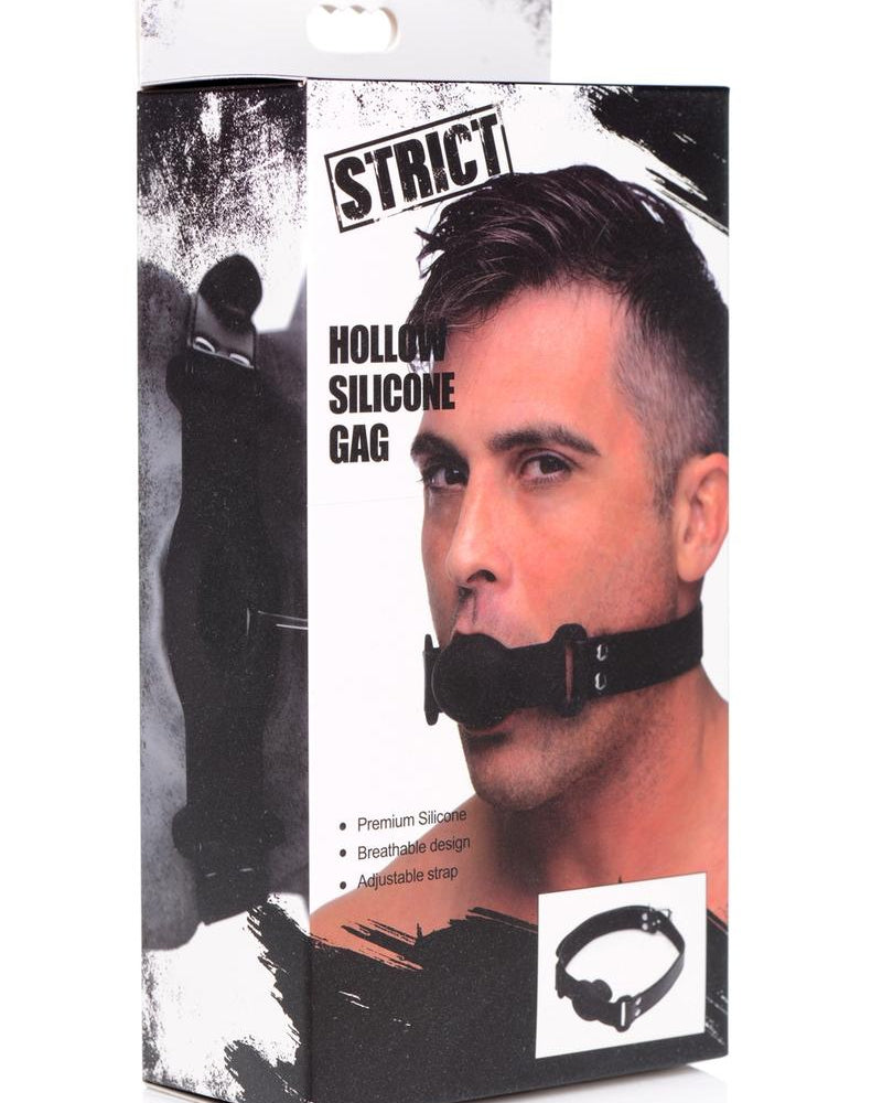 Strict Hollow Silicone Gag