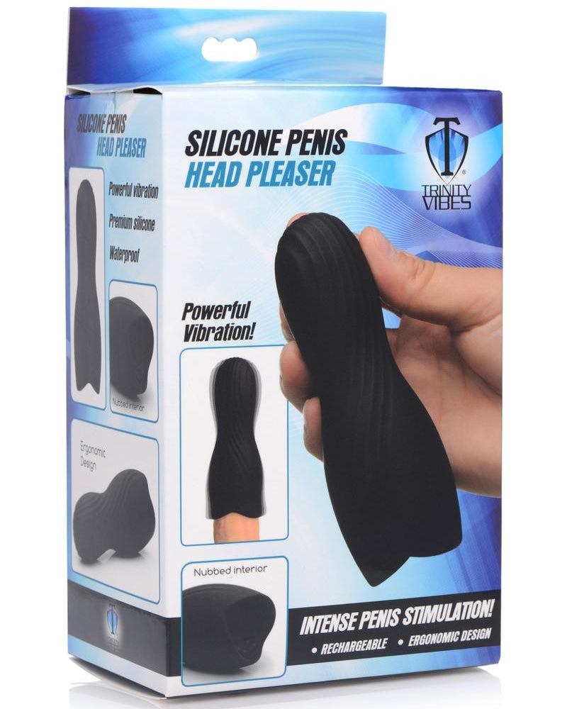 Cabezal de pene de silicona Trinity V