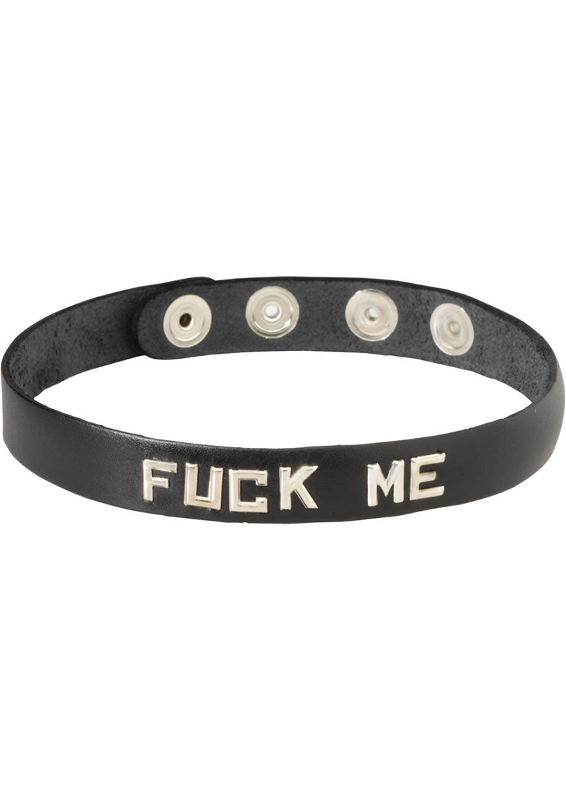 Wordband Collar - Fuck Me