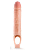 Perform Plus Cock Sheath Penis  Extender 10 inch Silicone Flesh
