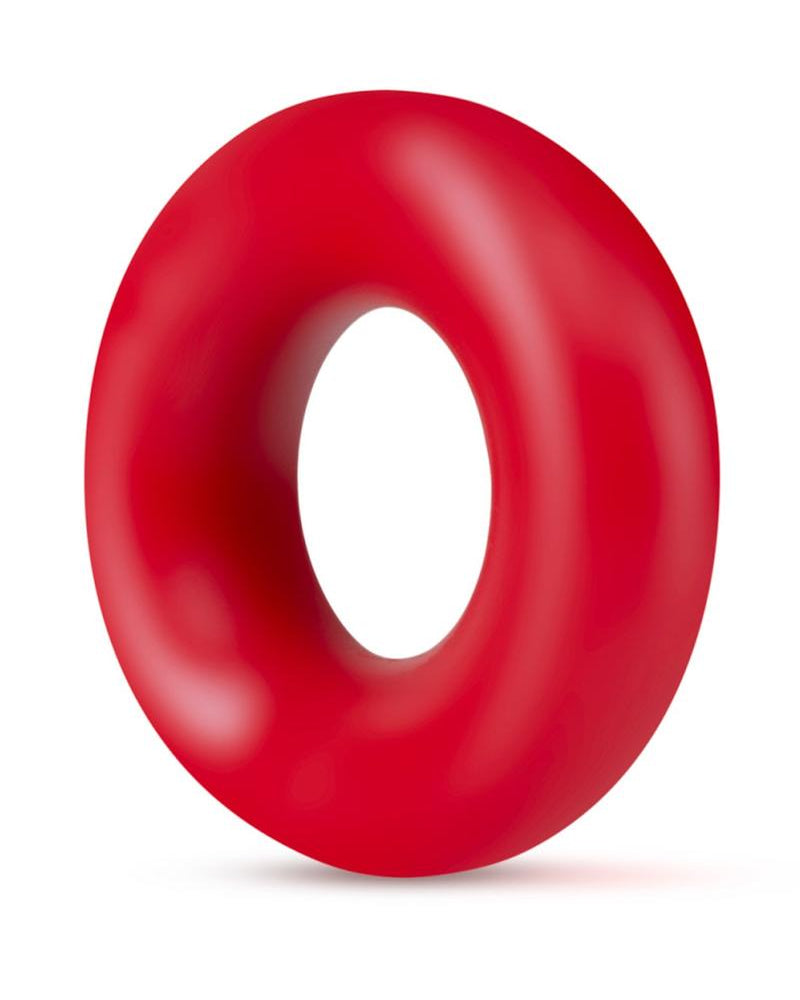 Anillos de donut Stay Hard rojos