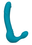 Temptasia Luna Strapless Dildo Silicone Multi Function  Rechargeable Teal