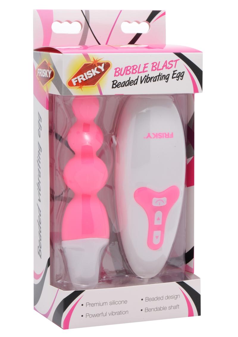 Frisky Bubble Blast Beaded Vibrating Egg Silicone Splash Proof