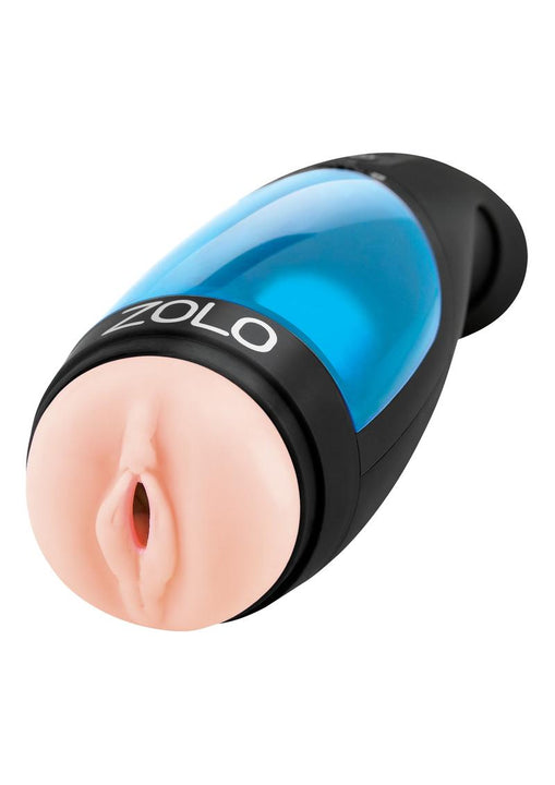 Masturbador masculino y masturbador Zolo Thrustbuster texturizado, recargable y con vibración