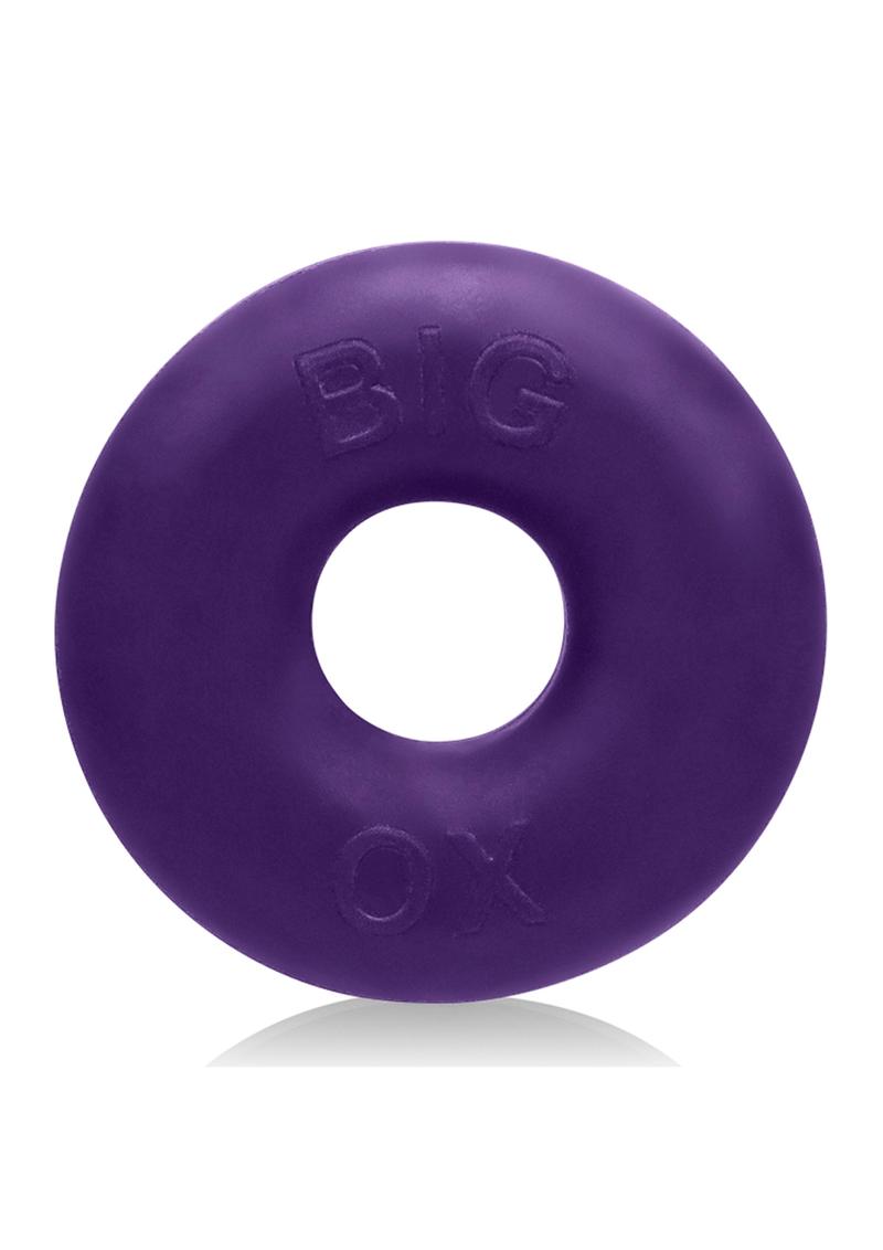 Anillo para el pene de silicona súper elástico de Big Ox, color morado