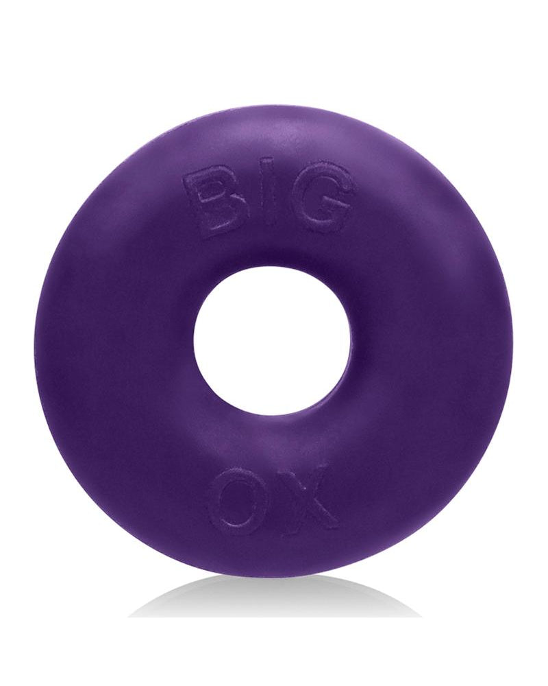 Anillo para el pene de silicona súper elástico de Big Ox, color morado