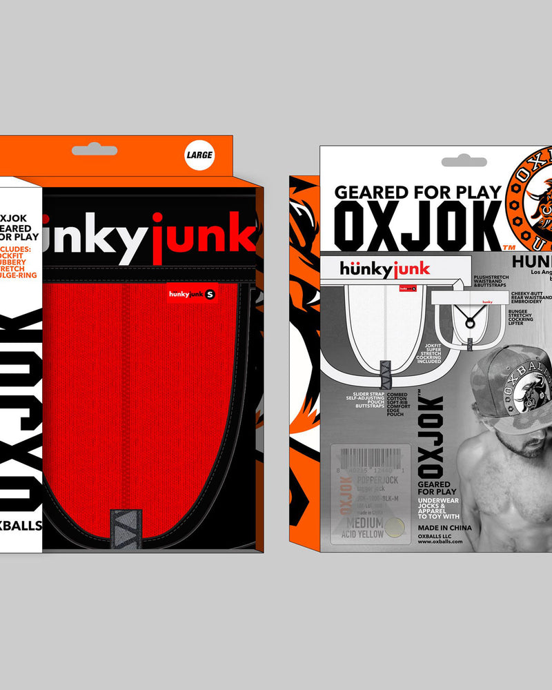 "Hunker Comfy-Pouch Slider-Strap Jock Red Hot Xl OX-JOK-1001-RED-XL"