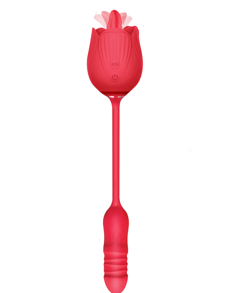 Wild Rose Tonguing Thrusting - Red