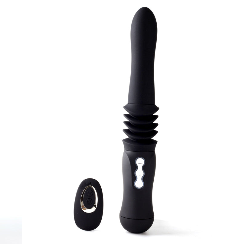 "Max Silicone Thrusting Portable Love Machine - Black MTLM15102-BLK"