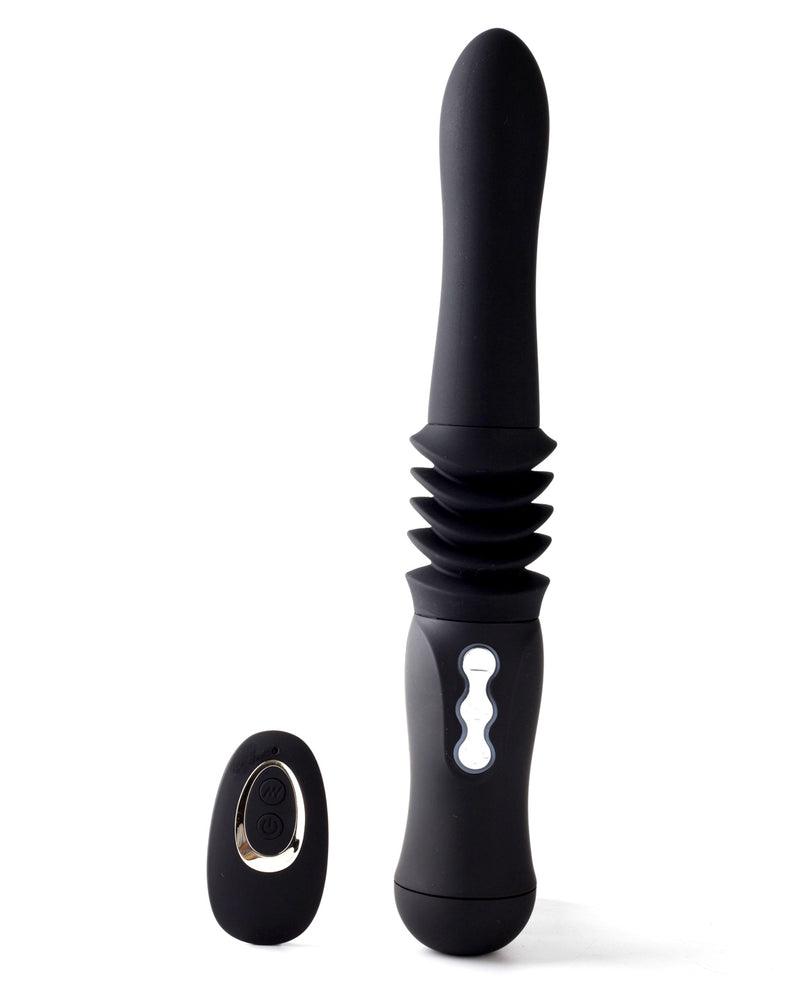"Max Silicone Thrusting Portable Love Machine - Black MTLM15102-BLK"