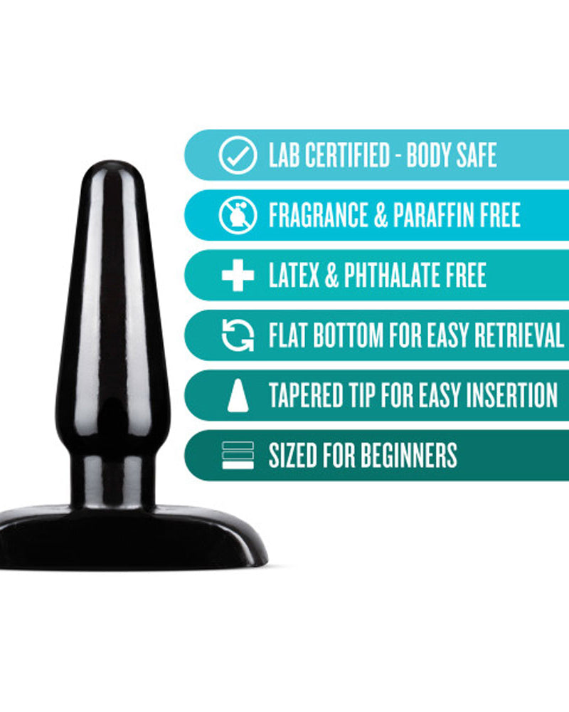 Anal Adventures - Basic Anal Plug - Small - Black