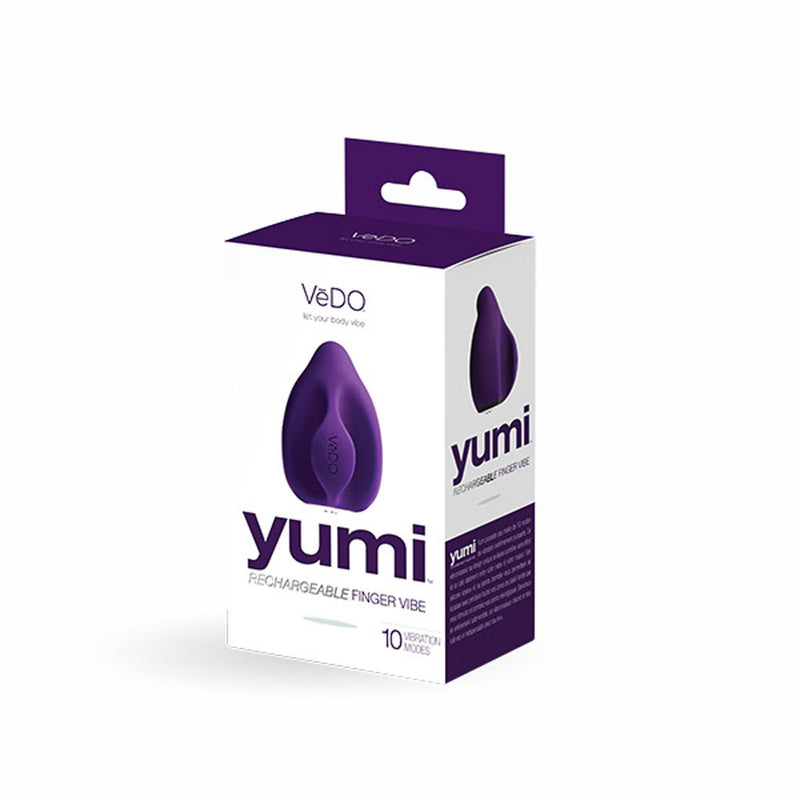 "Yumi Rechargeable Finger Vibe - Deep Purple VI-F0513"