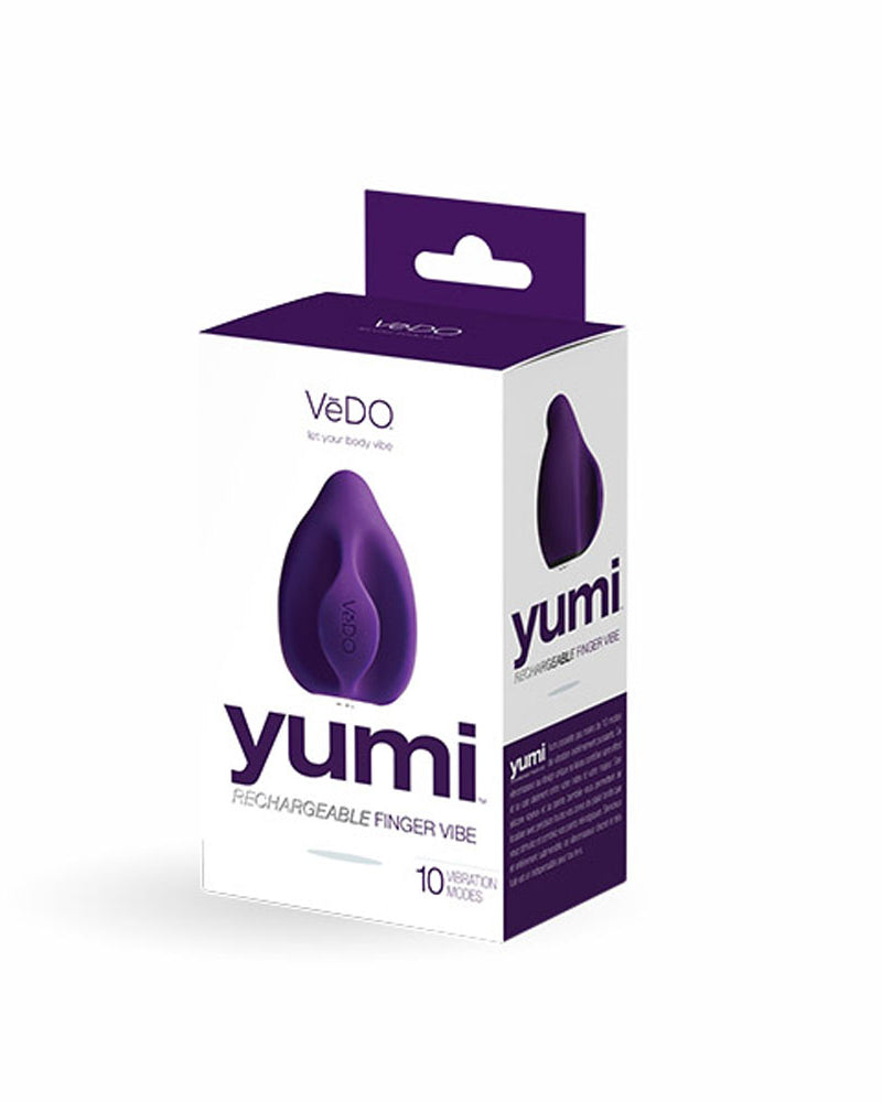 "Yumi Rechargeable Finger Vibe - Deep Purple VI-F0513"