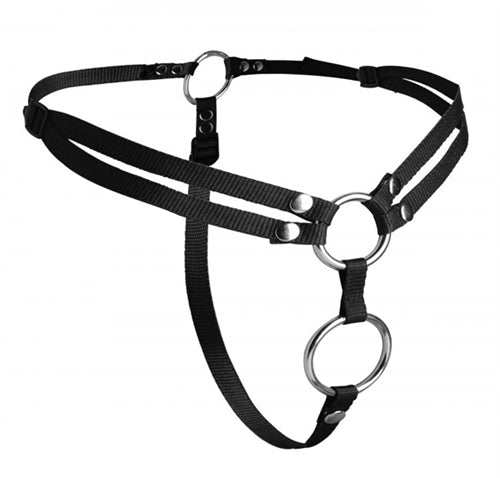 "Unity Double Penetration Strap on Harness SU-AD918"