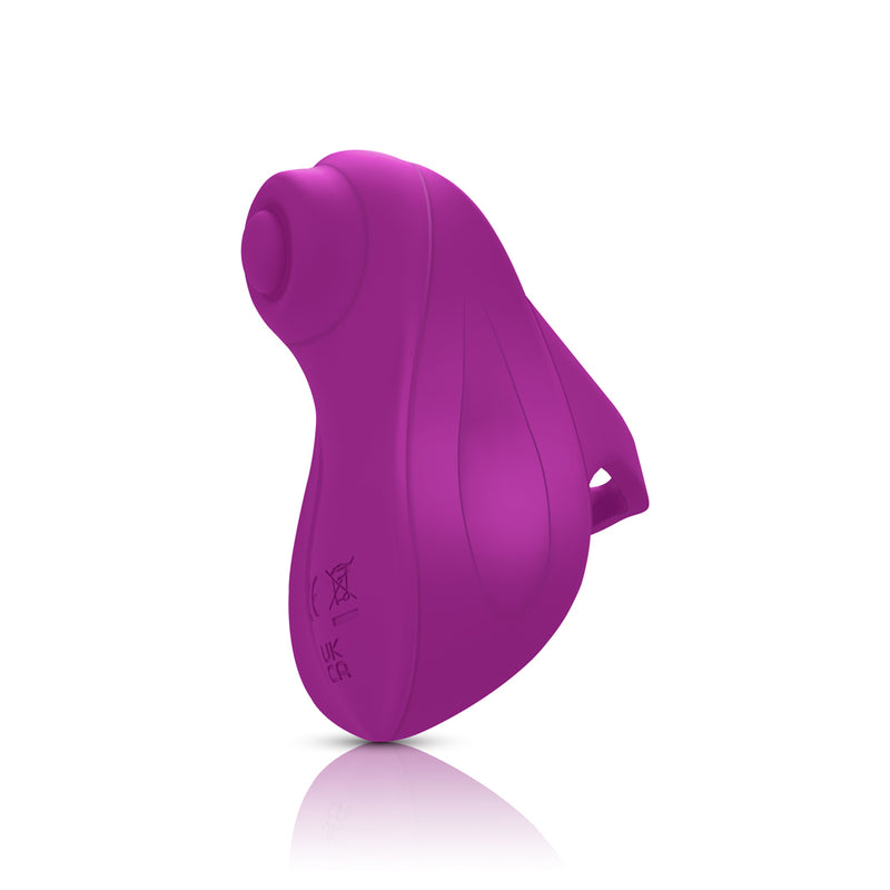 "(Presale Only) - Carlee - Berry - Powerful Tapping Finger Vibe With Comfort Grip Ring VB-75030"