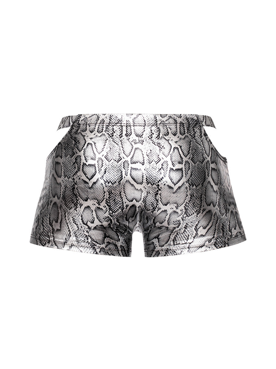 "s'naked Pouch Short - X-Large - Silver/black MP-153282SKXL"