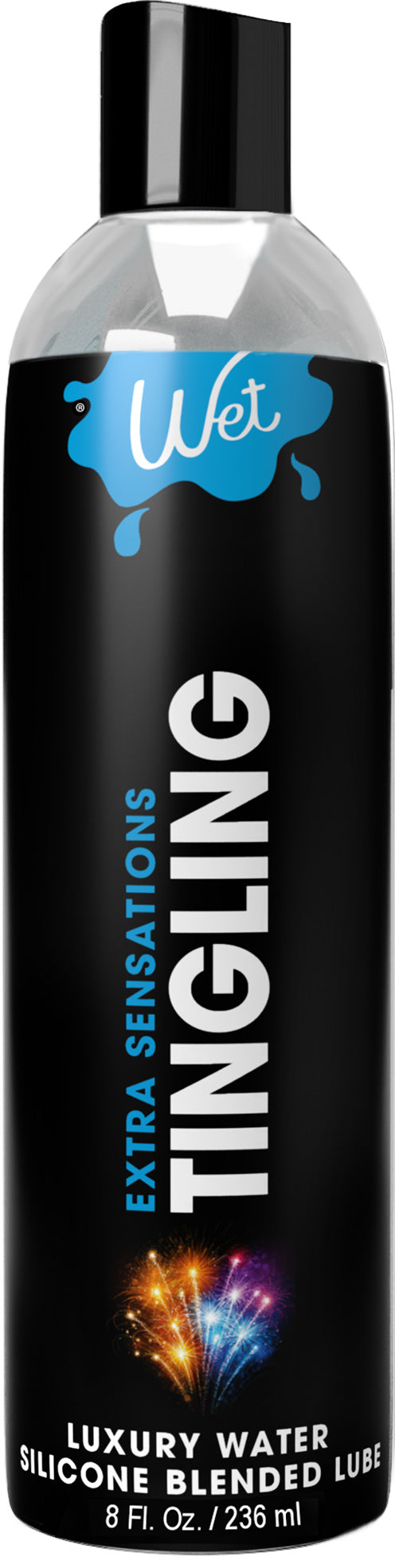 "Wet Extra Sensations Tingling Water/silicone Blend Based Lubricant 8 Oz WT27312"