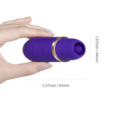 Abby - Mini Clit Licking Vibrator Tongue Sex Toy - Purple