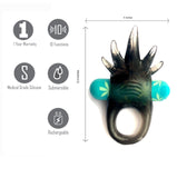 Ziggy Pot Leaf USB Rechargeable Vibrating Erection Enhancer Ring - 420 Series