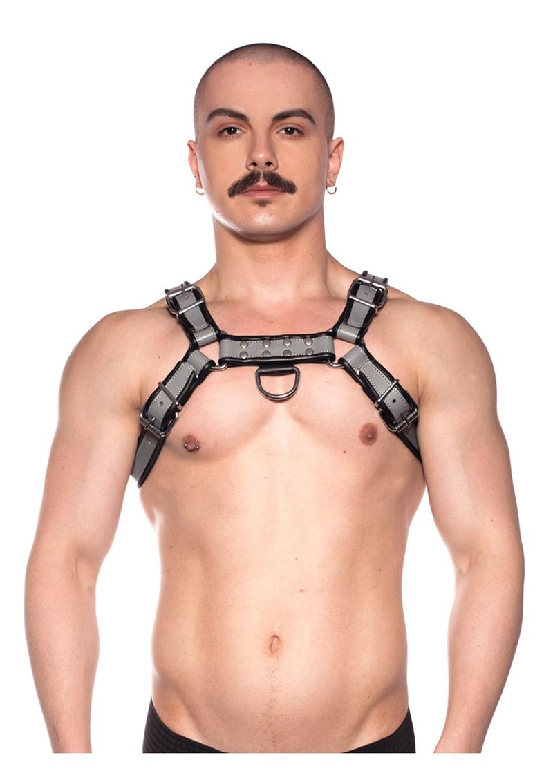 Prowler Red Bull Harness Grey Lg