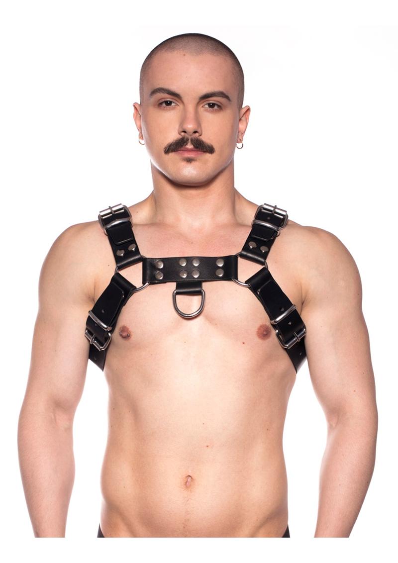 Prowler Red Butch Harness Blk/silv Sm