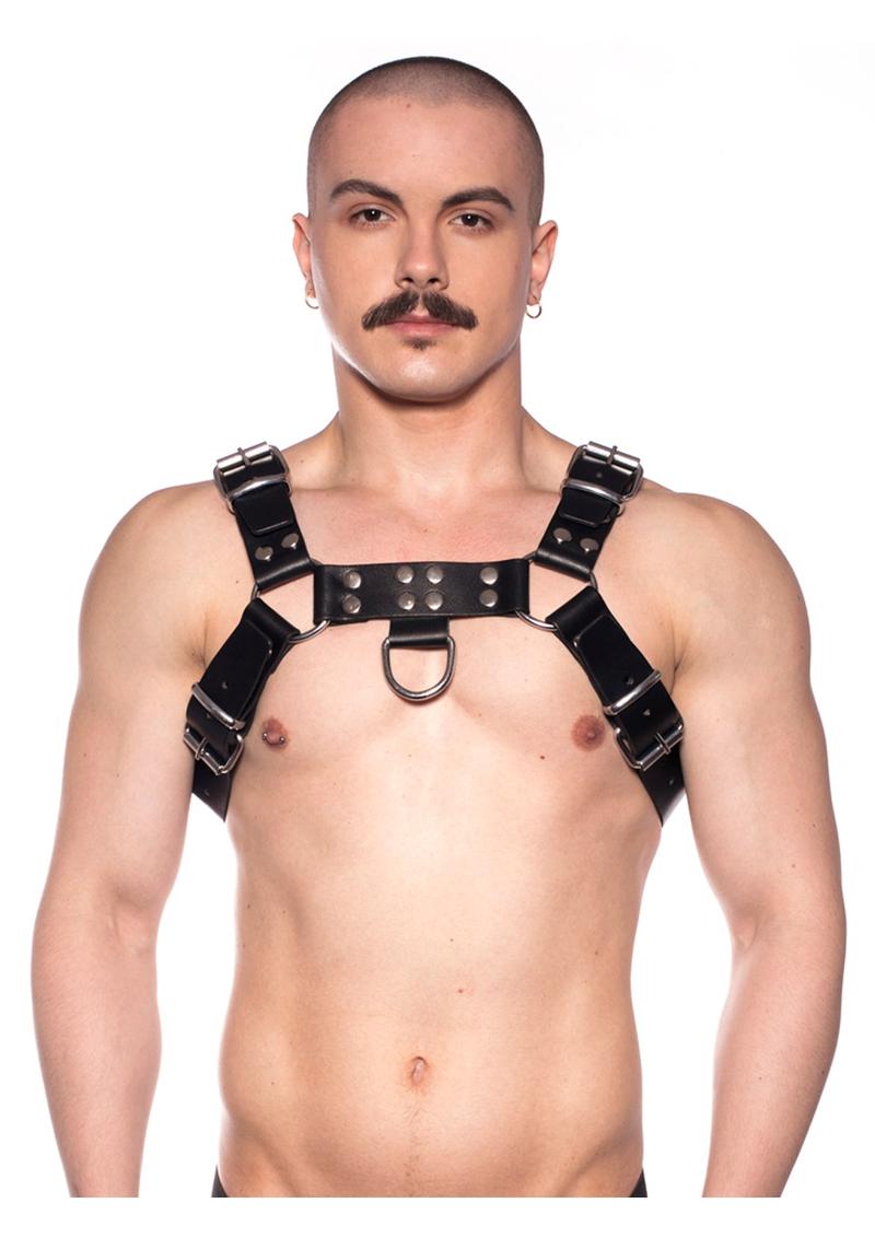 Prowler Red Butch Harness Blk/silv Xl