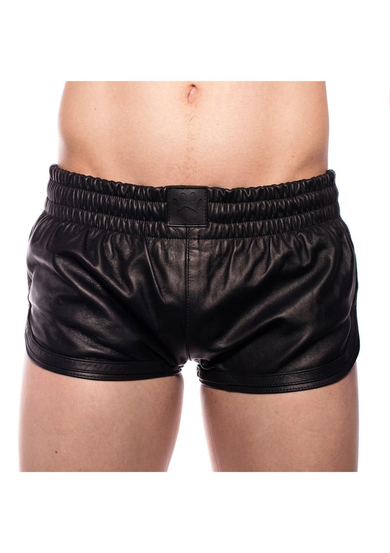 Prowler Red Leather Sport Shorts Blk Sm