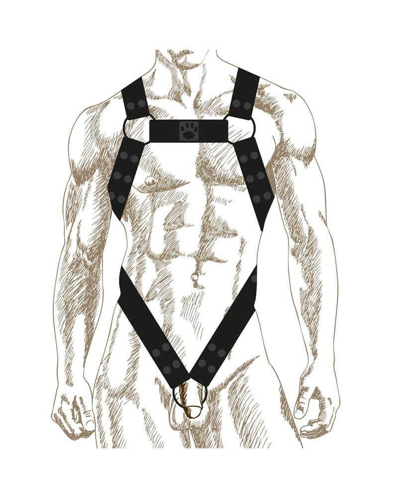 Prowler Red Noir Body Harness Blk Xl