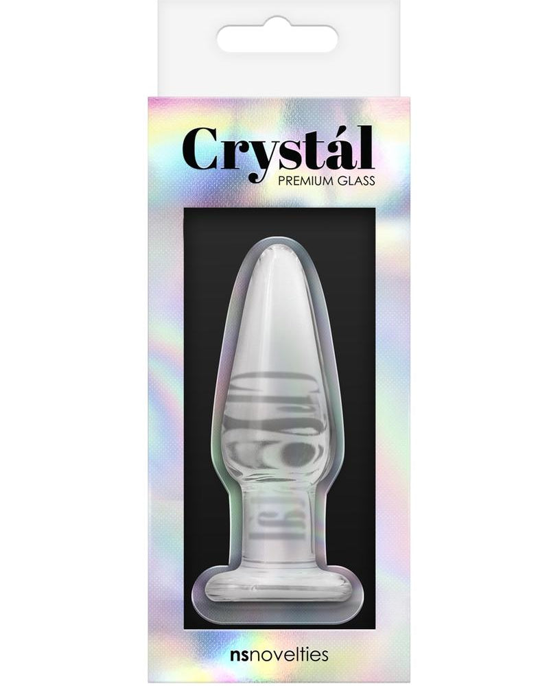 Crystal Tapered Plug Small Clear