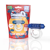 Screaming O 4b - Double O Super Powered Vibrating Double Ring - Blueberry