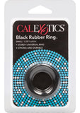 Anillo de goma para el pene, pequeño, color negro