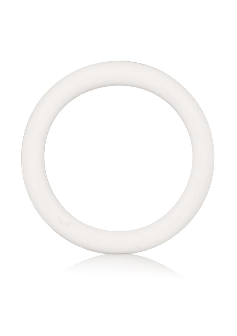 Rubber Cock Ring White Medium