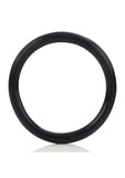 Anillo de goma para el pene, color negro, tamaño grande
