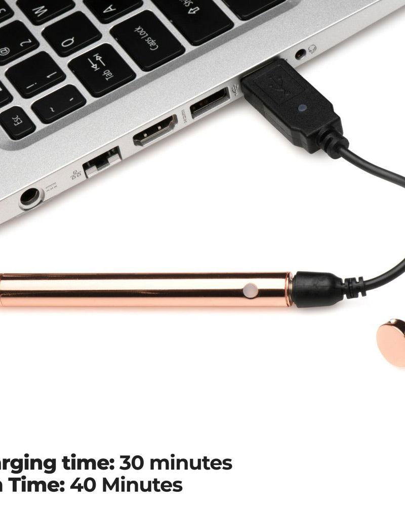 "7x Vibrating Necklace - Rose Gold CH-AG894-ROSE"