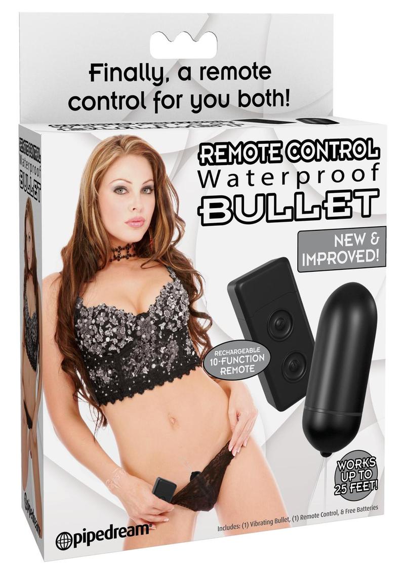 Bala de control remoto impermeable color negro