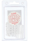 Senso Rings Clear 3-pack