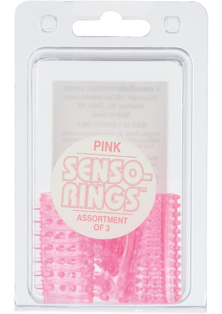 Senso Rings Pink 3-pack