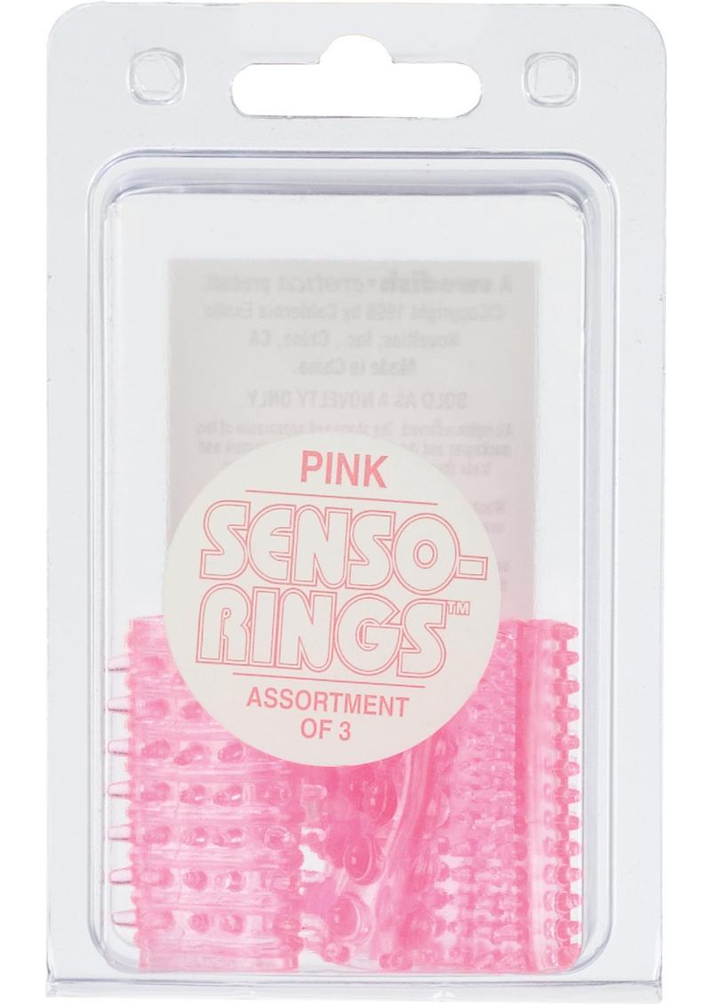 Senso Rings Pink 3-pack