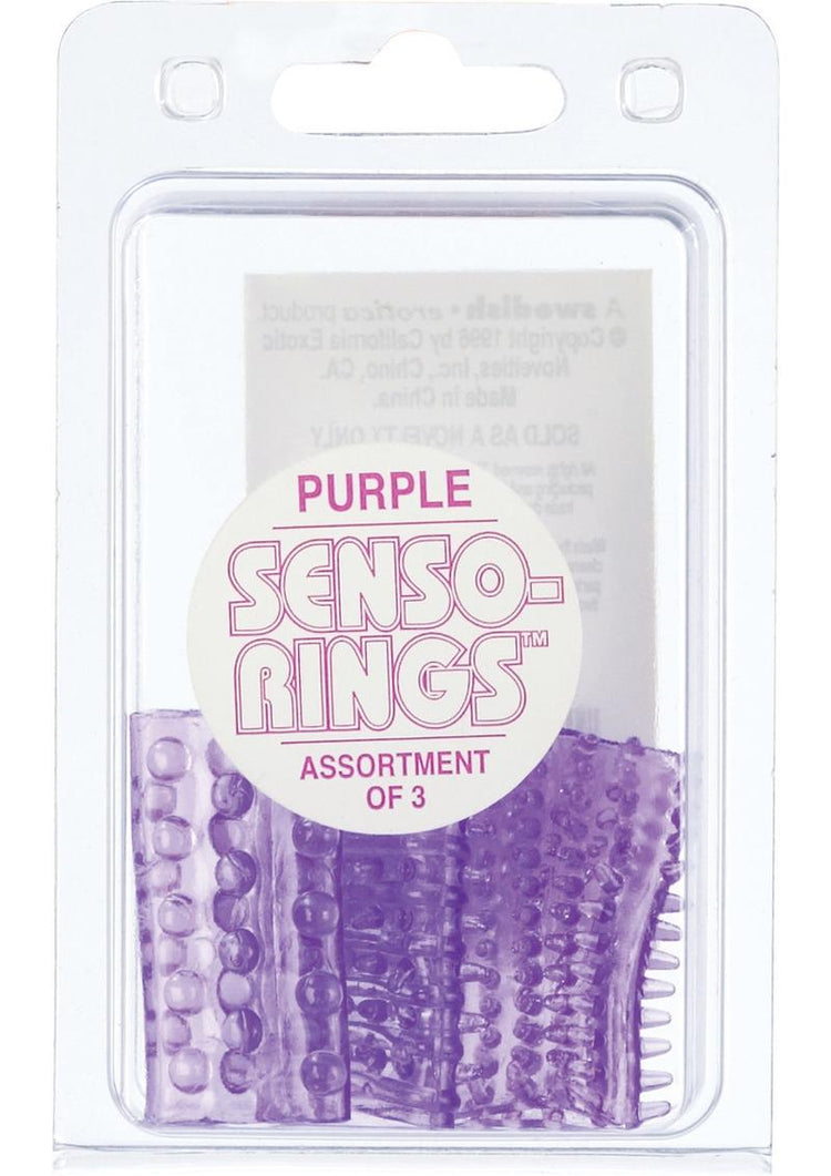 Senso Rings Purple 3-pack