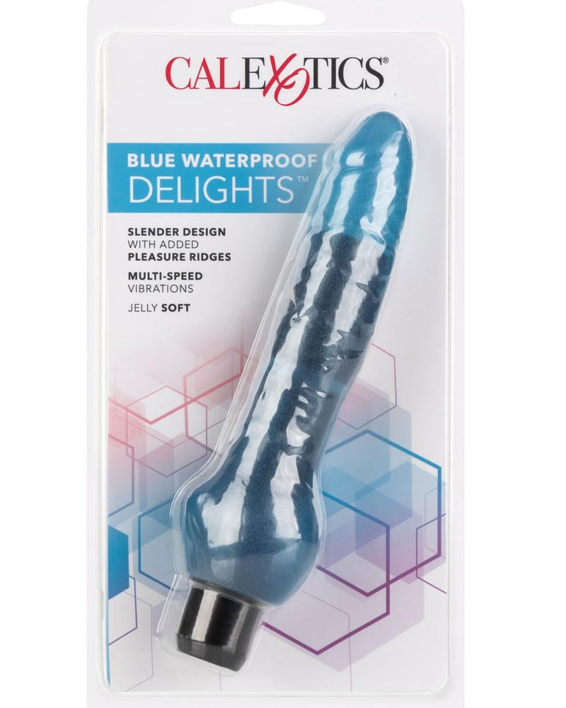 Delicias impermeables para clítoris azul