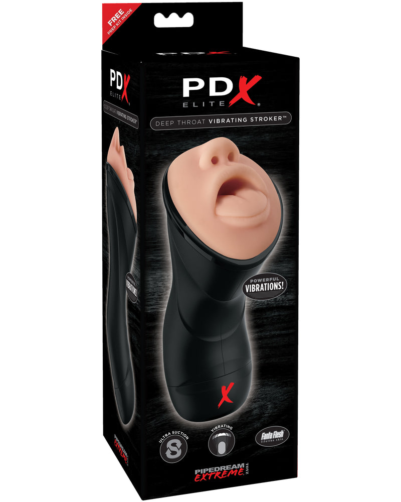 Pdx Elite Deep Throat Vibrating Stroker