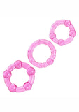 Silicone Island Rings-pink