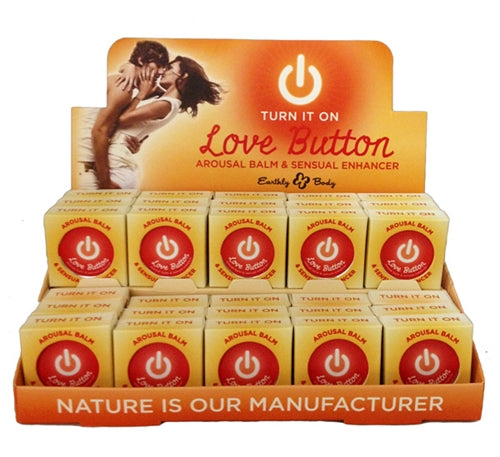 "Love Button Arousal Balm - 30 Piece P.O.P. Display EB-HLB102D"