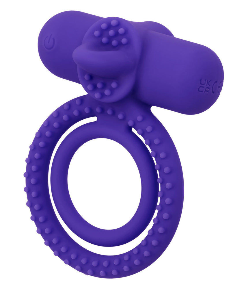 "Silicone Rechargeable Dual Climaxer - Purple SE1843053"