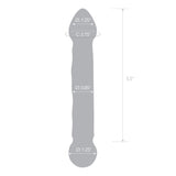 "6.5 Inch Full Tip Textured Glass Dildo GLAS-145"