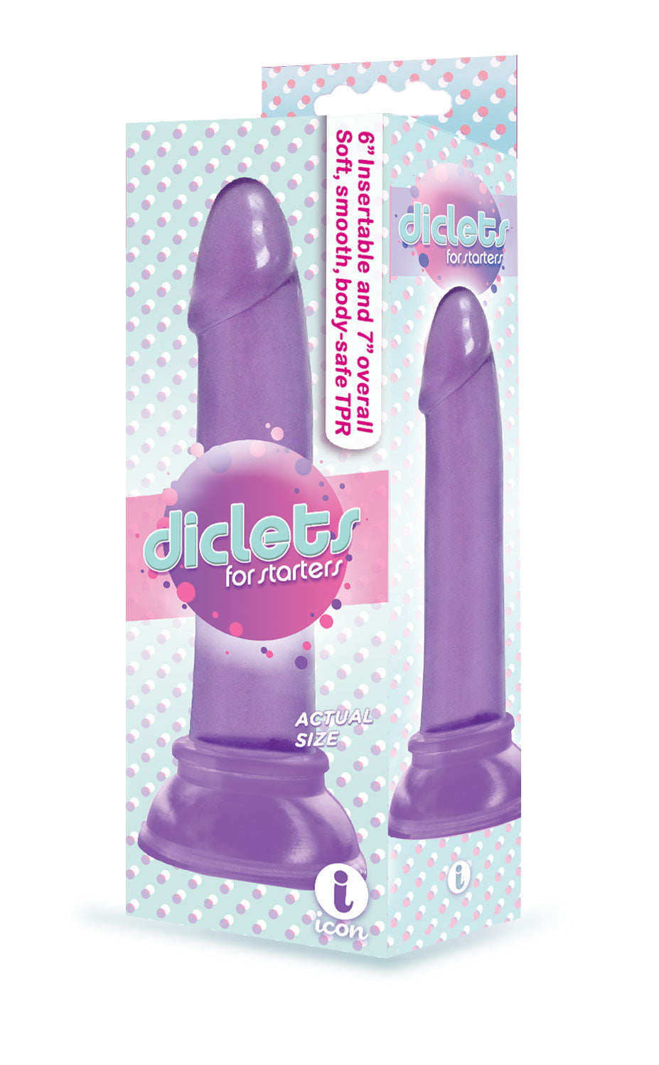 "The 9's - Diclet's 7 Inch Jelly Dong - Purple ICB2679-2"